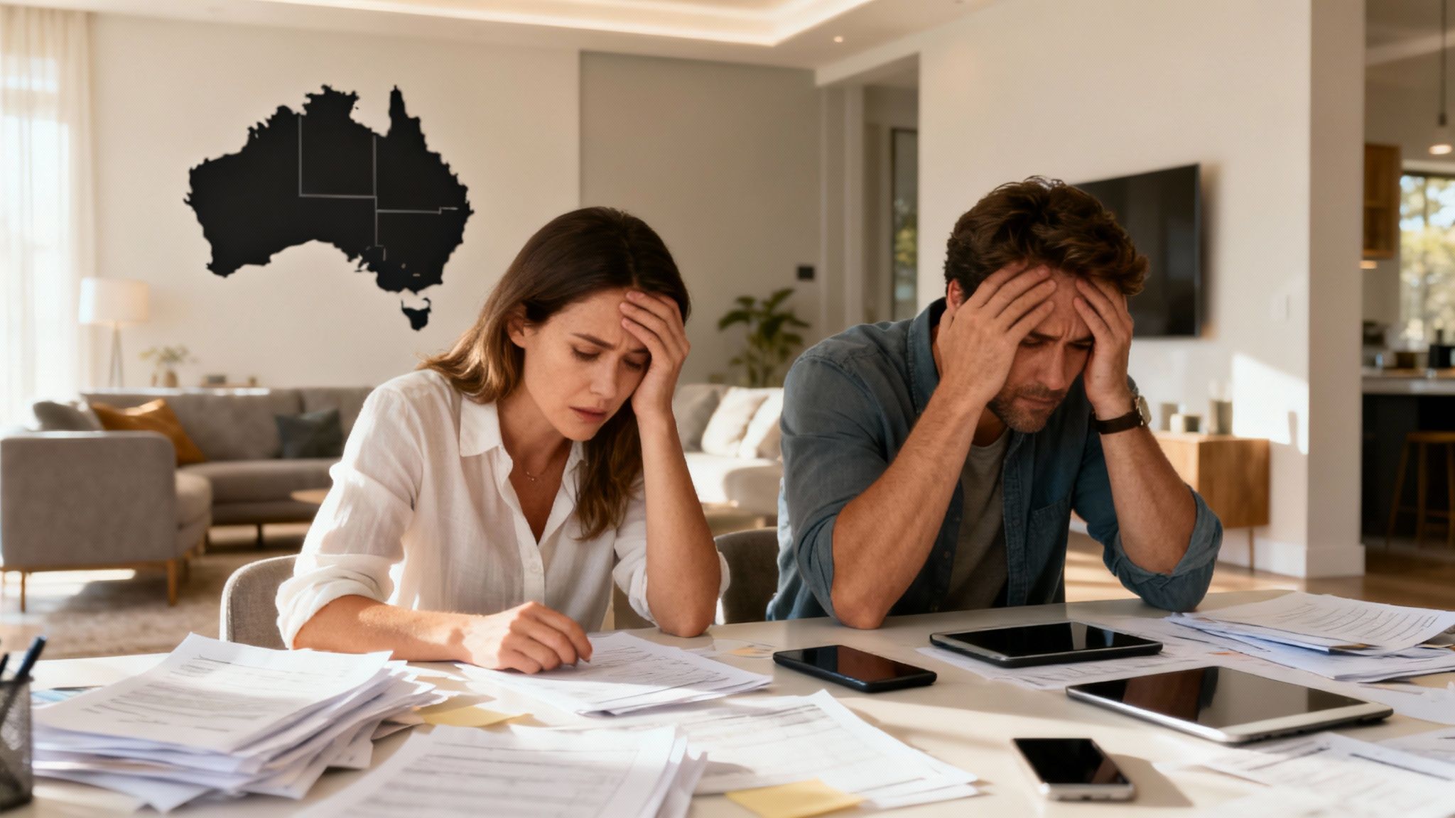 A peaceful Australian landscape, symbolising the search for calm amidst stress