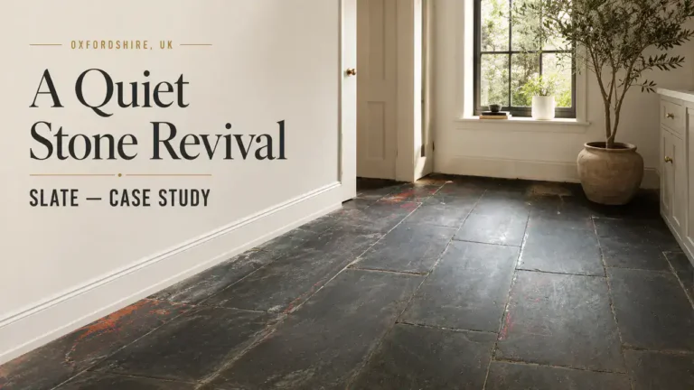 Slate Floor Cleaning Transforms a Stunning Corris Home