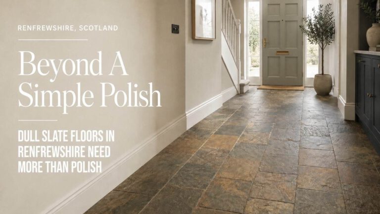 Slate Floors in Renfrewshire: Elevate Beyond Basic Polishing
