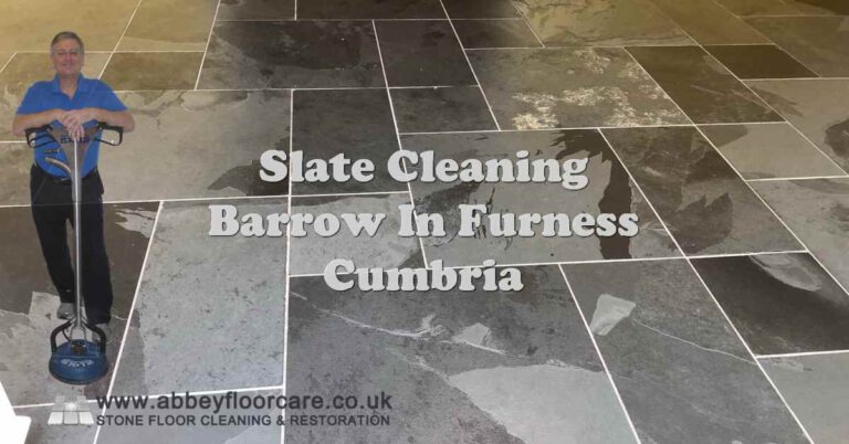 Grey Slate Floor Persists in Barrow Despite Cleaning Attempts