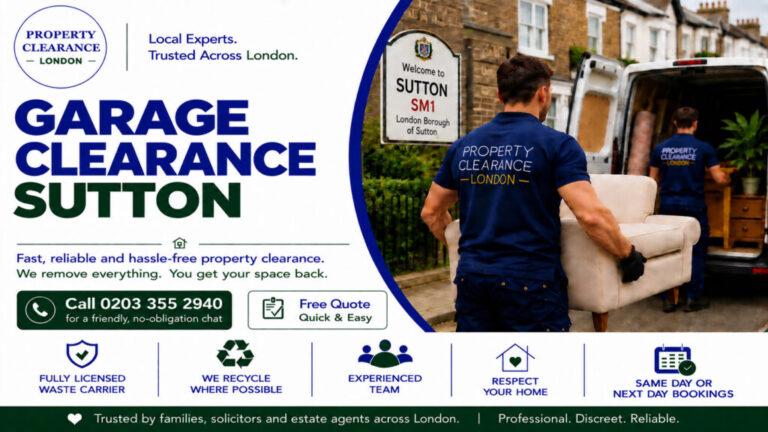 Garage Clearance Services: Expert Assistance in Sutton
